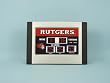 Rutgers Scarlet Knights Scoreboard Desk Clock 6.5"x9" Scoreboard Desk Clock- Rutgers U - NCAA Colleg