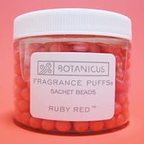 BOTANICUS/ボタニクス アロマ フレグランスパフ (香り玉) ルビーレッド(柑橘系)の香り