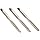 Union Butterfield 1528S(UNC)/1528S(UNF)/1528S(UNS) High-Speed Steel Hand Tap Set, Uncoated (Bright) Finish, Round Shank with Square End, 3-Piece (1 Taper, 1 Plug, 1 Bottoming Chamfer)