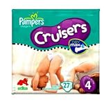 Pampers Cruisers with Dry Max, Size 4, 22-37 lbs 27 ea