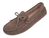 41b22kzCvYL. SL160  Minnetonka Mens Driving Moc Moccasin,Dusty Brown Suede,13 M US