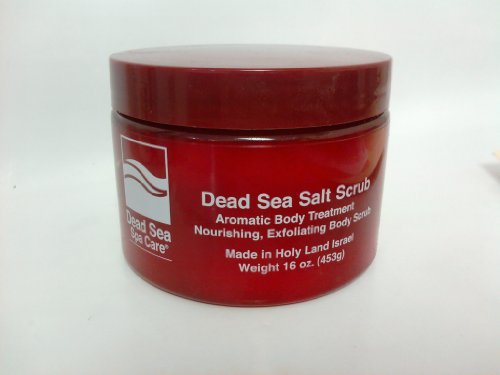Graduation Gifts Dead Sea Spa Care, 16 oz Dry Dead Sea Salt Scrub (Pack of 2), Dead Sea Products