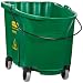 Rubbermaid Commercial FG757088 WaveBrake Bucket, 35 qt Capacity, 20.1" Length x 16" Width x 17.4" Height, Green