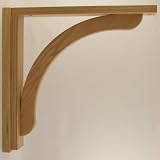 Corbel for Countertops and Shelves - Oak Concave Model 14 - Unfinished