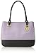 Anne Klein New Recruits Large Satchel Bag, Lilac/Sugar/Black, One Size