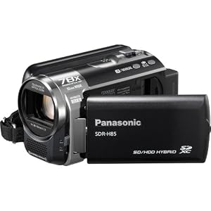 Panasonic SDR-H85K Std-Def Camcorder with 78X Zoom & 80GB HDD (Black)