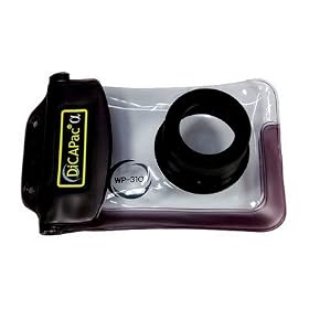 Click here to buy DicaPac WP310 160x105mm Medium Alfa Waterproof Digital Camera Case with Optical Lens (Clear).