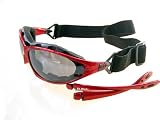 RAVS SPORTBRILLE KITESURF - RADSPORT TRIATHLONBRILLE INKL. Softbag, Band, Bügel