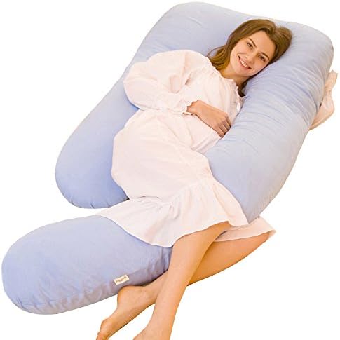 Joyourbaby Comfort U Total Body Pillow (Sky Blue)
