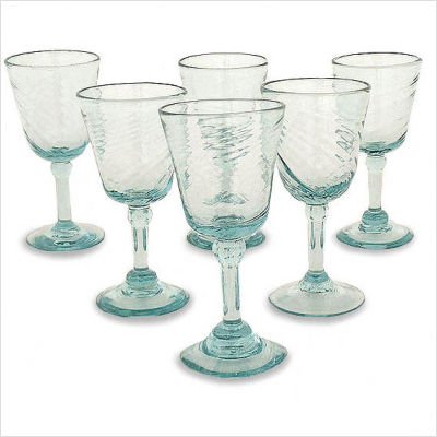 Contoured Wine Glasses (Set of 6)