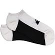 One Industries No Show Men's Fashion Socks w/ Free B&F Heart Sticker Bundle - White