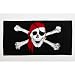 Pirate Skull and Crossbones Beach Towel