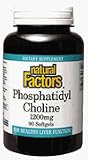 Natural Factors Phosphatidyl Choline 1200 mg 90 softgel