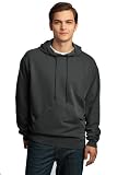 Pigment-Dyed Pullover Hooded Sweatshirt