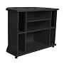 Corner TV Cart - Black