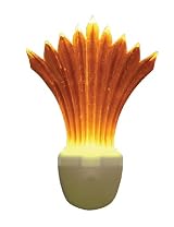Amber LED Decorative Night Light, with Fan Design, 49563-FAN
