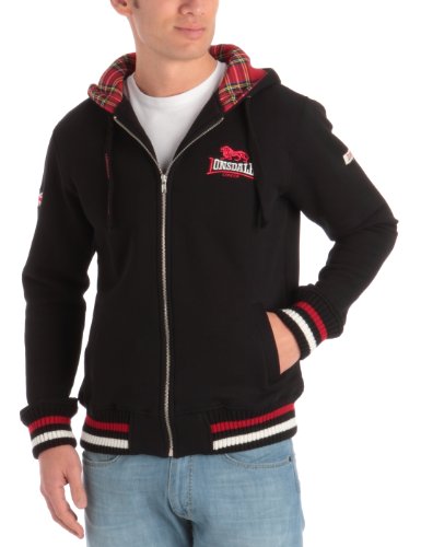 Lonsdale London Herren Kapuzen Sweatjacke Lancaster, black, M, 117011_1000 Preisvergleich