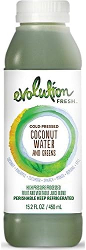 Evolution Fresh Organic Coconut Water and Greens Juice Blend, 15.2 Fluid Ounce -- 6 per case.
