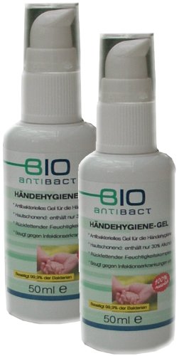 BioAntibact Hände- Hygiene 50 ml /100% natürlich / Wirksam gegen H1N1(Schweinegrippe).