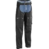 RIVER ROAD MOTO FULL GRAIN LEATHER MOTORCYCLE CHAPS