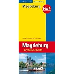 Falk Stadtplan Extra Standardfaltung Magdeburg