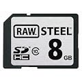 Hoodman RAWSDHC8GBST RAW STEEL 8GB SHDC Class 10 Memory Card