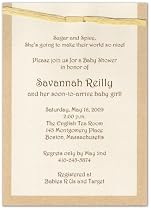 It's Natural Baby Shower Invitations - Set of 20