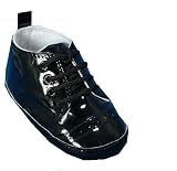 Festliche, schwarze Taufschuhe aus Lack