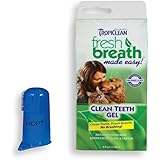 Tropiclean Fresh Breath Clean teeth gel holistic Made in USA Size:Pack of 1 with Bonus