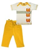 Happywear Lap Tee Outfit, 12-18m, Sunflower/Butterfly