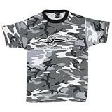 Dale Earnhardt Jr. Private Label JR Motorsports Black and Gray Urban Style Camouflage T-shirt