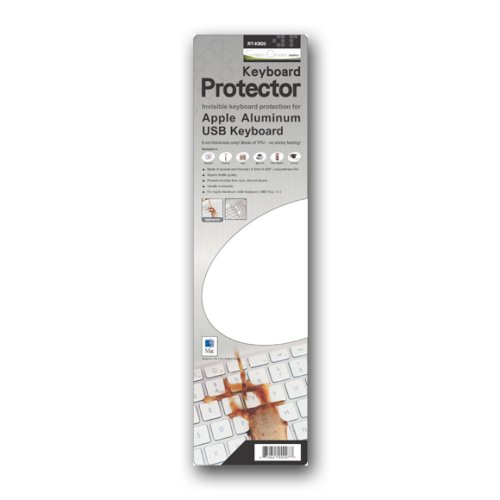 Green Onions Supply RT-KB05 Keyboard Protector for Apple Aluminum USB Keyboard -1 Piece (Transparent)
