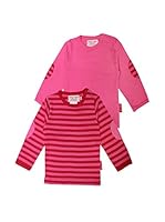 Toby Tiger Pack x 2 Camiseta Manga Larga Lstpackpink (Rosa)