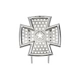 Blingstar Iron Cross Bumper Polished for Yamaha by Bling Star