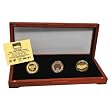 Pittsburgh Pirates 24Kt Gold And Infield Dirt 3 Coin Set