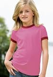 Short Sleeve Heather Ringer T-Shirt