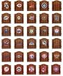 Imperial Cleveland Indians Licensed Solid Pine Cabinet and Bristle Dartboard Set Imperial Cleveland Indians Licensed Solid Pine Cabinet and Bristle Dartboard Set
