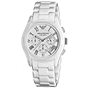Emporio Armani Women's AR1403 Ceramic White Ceramic Dial Watch