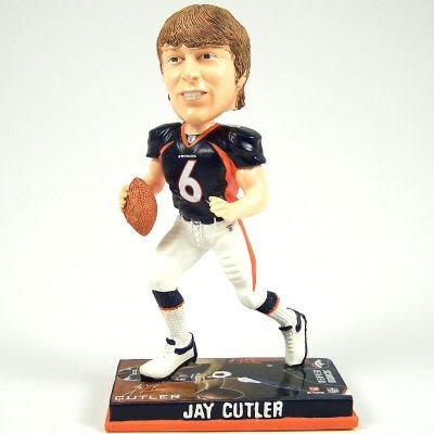 Denver Broncos Jay Cutler Forever Collectibles Photo Base Bobble Head