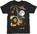 Teen Wolf Full Moon Black Adult T-Shirt Tee