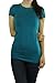 ToBeInStyle Women's Knit Shortsleeve Crewneck T-Shirt