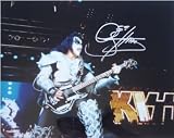 Gene Simmons KISS 11x14 Action Concert Autographed Photograph