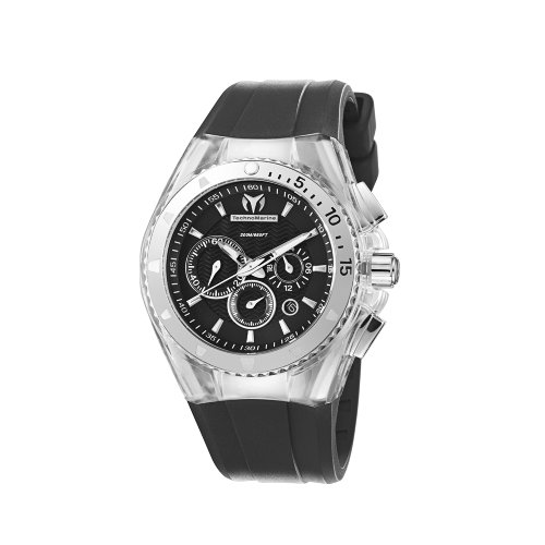 TechnoMarine Unisex 110043 Cruise Original Chronograph Black Dial Watch