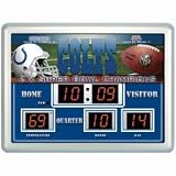 Indianapolis Colts Clock - 14''x19'' Scoreboard