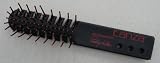 Lanza Phillip Wilson No Tension Flat Vent Hair Brush with Red-tip ball Nylon Bristles - Black - 8 inches x 1 1/2 inches - used to allow air to flow through like when using a blow dryer JPFSP