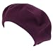 New 100% Wool French Beret TAM Beanie Slouch Hat Cap Purple Medium