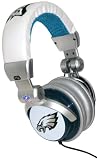 iHip NFH22PHE NFL Philadelphia Eagles DJ Style Headphones, Green/White