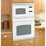 GE JTP90DPWW 30in Combination 4.4 cu. Ft. Wall Oven with 1.6 cu. ft. 1000 Watt Microwave - White