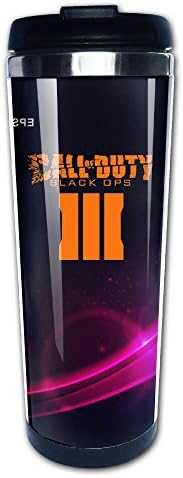 SAXON13 Unisex Cool Call Of Duty Black Man III Stainless Steel Coffee Mug