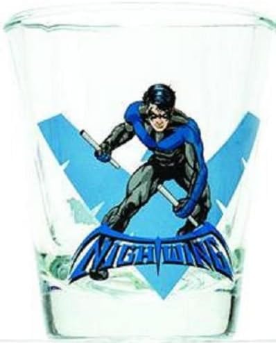 DC Comics Nightwing Collectible Mini-Glass (Shot Glass Size) Toon Tumbler
